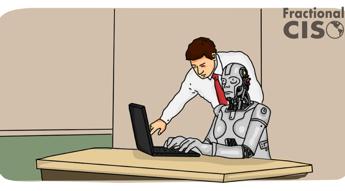 AI at work, guided by a human.